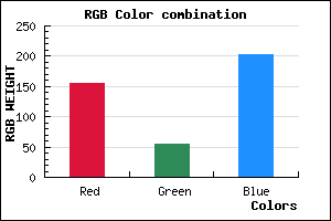 rgb background color #9C36CA mixer