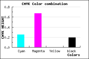 #9C45CF color CMYK mixer