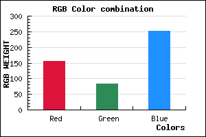 rgb background color #9C54FC mixer