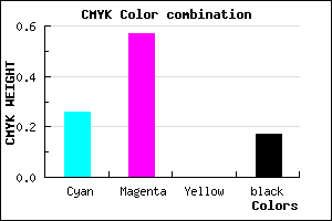 #9C5AD3 color CMYK mixer
