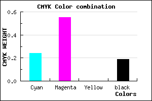 #9C5CCE color CMYK mixer