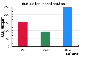 rgb background color #9C5DF9 mixer