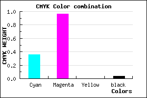 #9D0AF5 color CMYK mixer