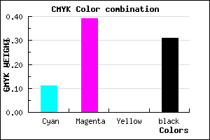 #9D6CB0 color CMYK mixer