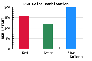 rgb background color #9D77C6 mixer