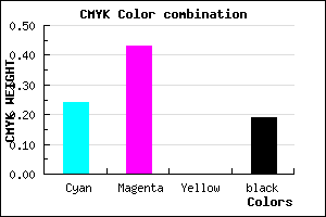 #9D77CF color CMYK mixer