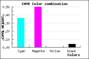 #9D7AF4 color CMYK mixer