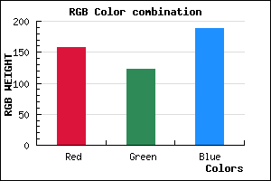 rgb background color #9D7BBD mixer