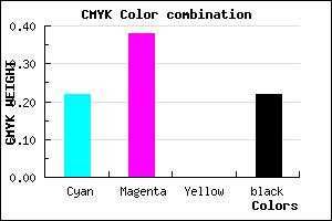 #9D7CC8 color CMYK mixer