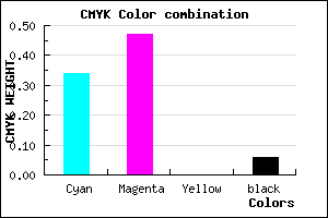 #9D7FEF color CMYK mixer