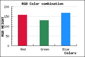 rgb background color #9D82A8 mixer