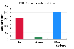 rgb background color #9D12CD mixer