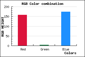 rgb background color #9D04AE mixer