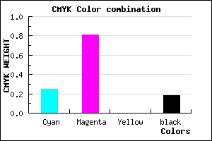 #9D28D2 color CMYK mixer