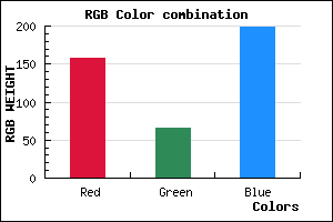 rgb background color #9D41C7 mixer