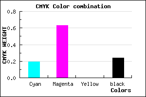 #9D47C1 color CMYK mixer