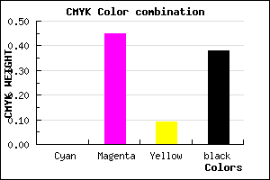 #9D578F color CMYK mixer