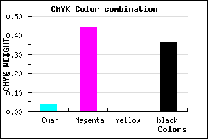 #9D5CA4 color CMYK mixer