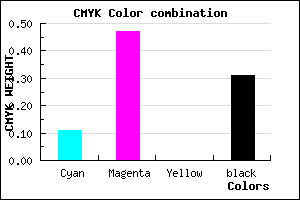 #9D5DB1 color CMYK mixer