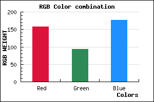 rgb background color #9D5DB1 mixer