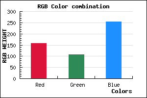 rgb background color #9E6BFD mixer