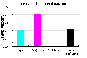 #9E75C7 color CMYK mixer