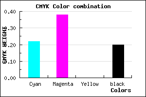 #9E7ECB color CMYK mixer