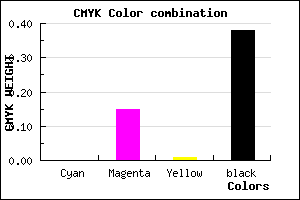#9E869D color CMYK mixer