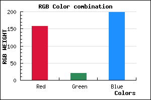 rgb background color #9E15C7 mixer