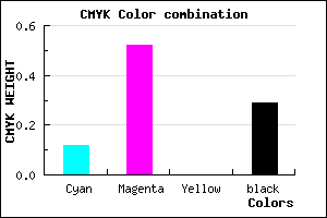 #9E56B4 color CMYK mixer