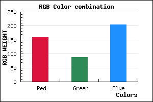 rgb background color #9E58CC mixer