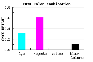 #9E5AE4 color CMYK mixer