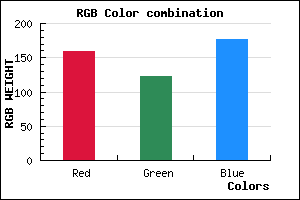 rgb background color #9F7AB0 mixer