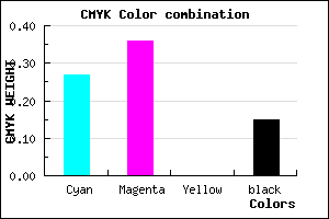 #9F8CDA color CMYK mixer
