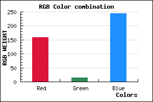 rgb background color #9F0FF5 mixer
