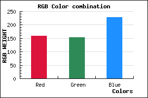 rgb background color #9F9AE4 mixer