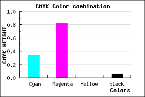 #9F2BF0 color CMYK mixer