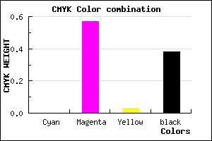 #9F459A color CMYK mixer