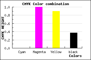 #A00010 color CMYK mixer