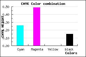 #A06ED8 color CMYK mixer