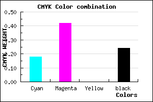 #A070C2 color CMYK mixer