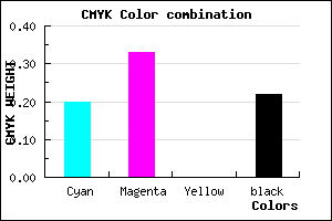 #A086C8 color CMYK mixer