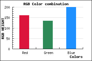 rgb background color #A086C8 mixer