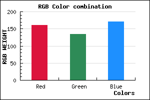 rgb background color #A087AB mixer
