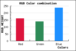 rgb background color #A08BED mixer