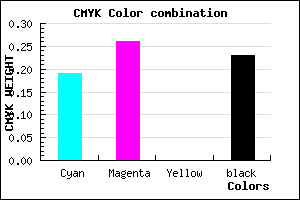 #A091C5 color CMYK mixer