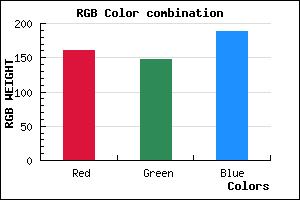 rgb background color #A094BC mixer