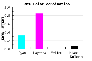 #A024ED color CMYK mixer