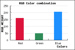rgb background color #A032CF mixer