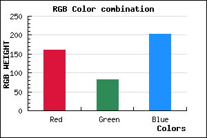 rgb background color #A053CB mixer